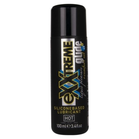 HOT - EXXTREME GLIDE LUBRIFICANTE A BASE DI SILICONE + OLIO COMFORT A+ 100 ML