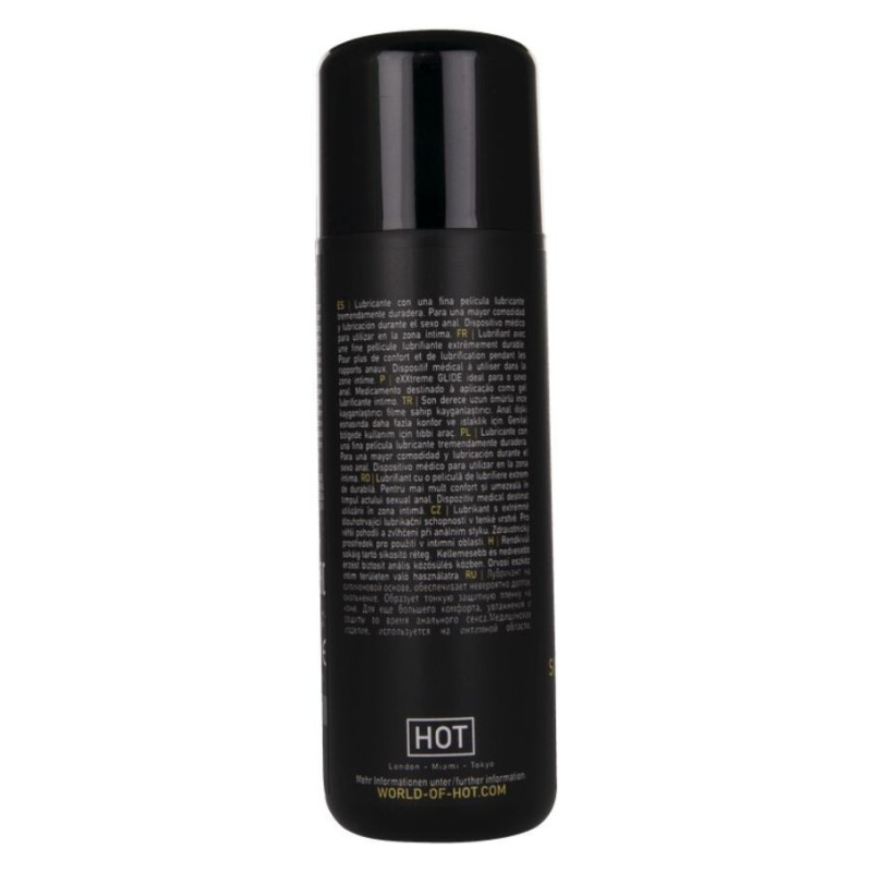 HOT - EXXTREME GLIDE LUBRIFICANTE A BASE DI SILICONE + OLIO COMFORT A+ 100 ML