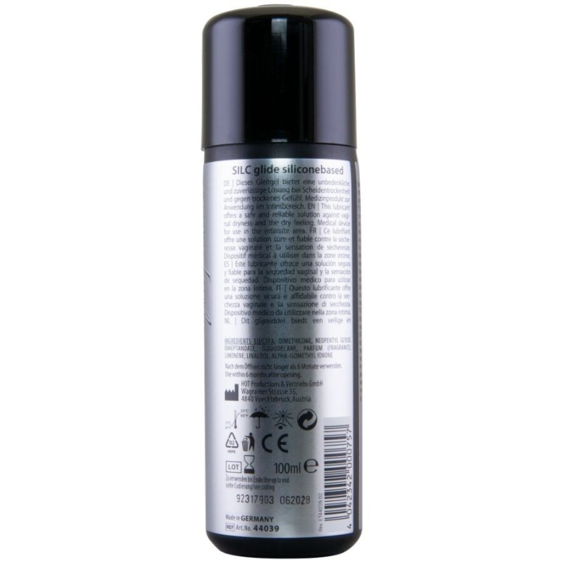 HOT - LUBRIFICANTE A BASE DI SILICONE SILC GLIDE 100 ML