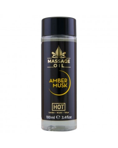 HOT - OLIO DA MASSAGGIO AMBRA E MUSCHIO 100 ML