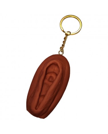 DIABLO PICANTE - PORTACHIAVI VAGINA TONO SCURO