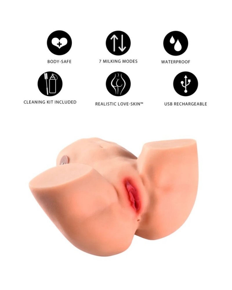 DESIDERIO NASCOSTO - MASTURBATORE FEMMINILE CON FIGA STRETTA DA MUNGITURA 6 KG