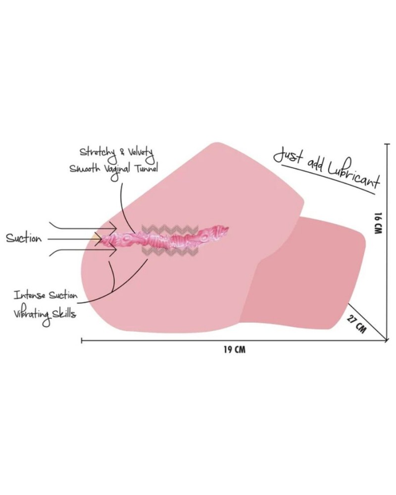 HIDDEN DESIRE - JUICY SUCKING PUSSY TORSO MASTURBATORE FEMMINILE 4 KG