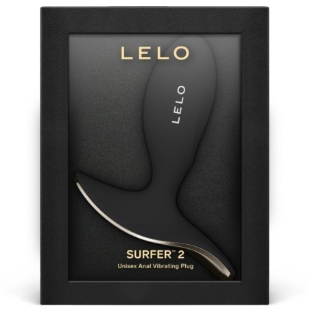 LELO - SURFER 2 UNISEX PLUG ANALE VIBRANTE NERO