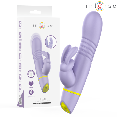INTENSE - STIMOLATORE E VIBRATORE A SPINTA HELEN RABBIT