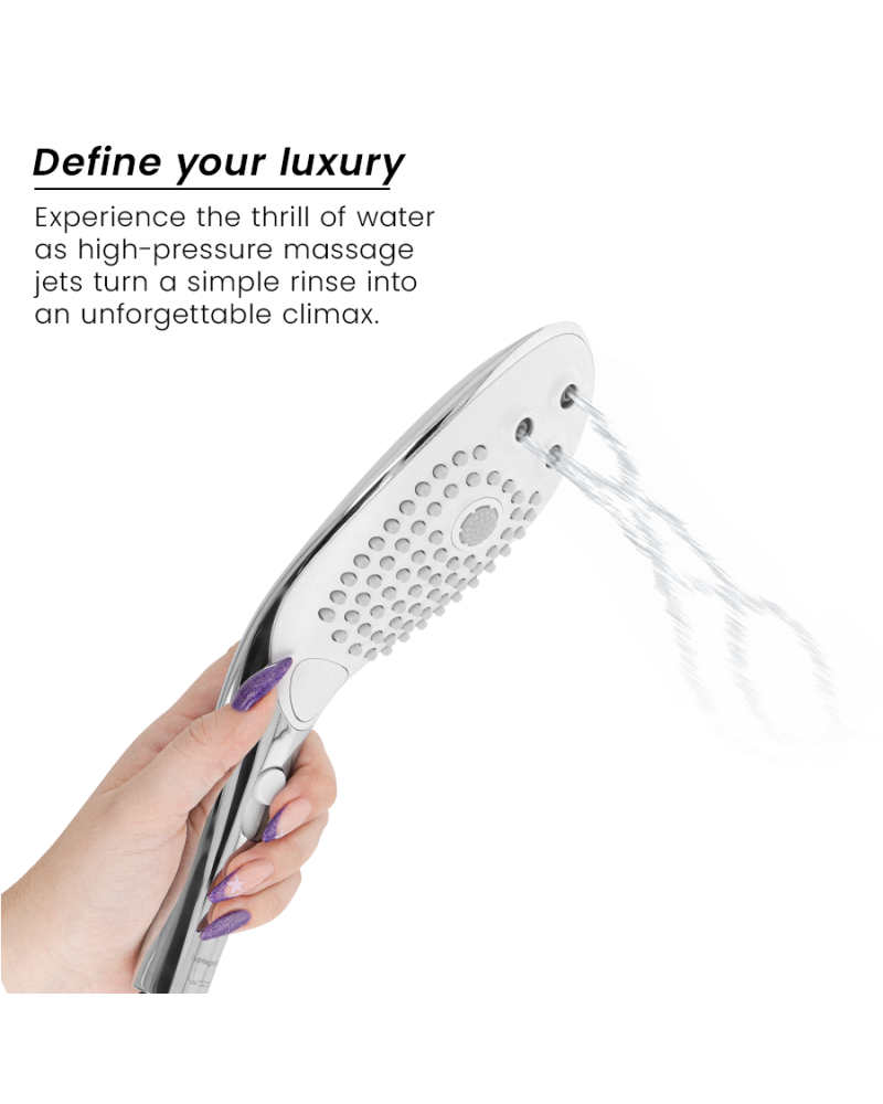 WOMANIZER - SOFFIONE DOCCIA STIMOLANTE CLITORIDEO WAVE CROMATO