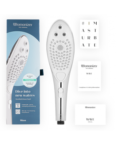 WOMANIZER - SOFFIONE DOCCIA STIMOLANTE CLITORIDEO WAVE CROMATO