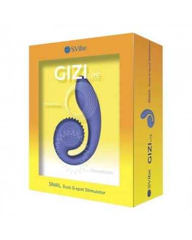 SNAIL VIBE - VIBRATORE VIOLA GIZI LITE DOPPIO PUNTO G E CLITORIDEO