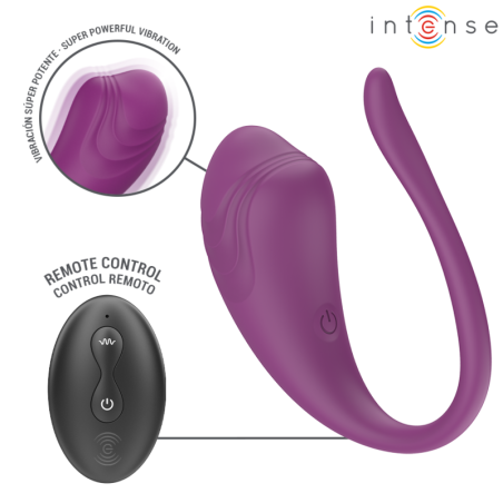 INTENSE - OLIVIA PURPLE UOVO VIBRANTE CON TELECOMANDO