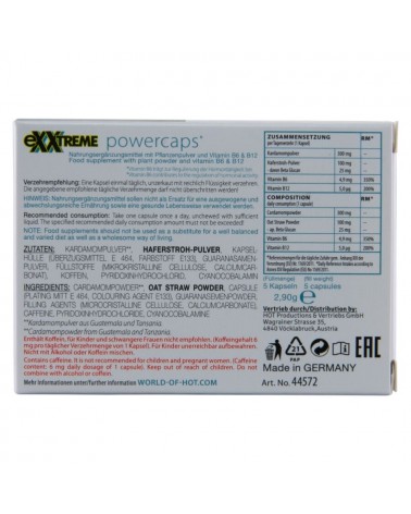 HOT - EXXTREME POWER CAPS UOMO 5 UNITÀ