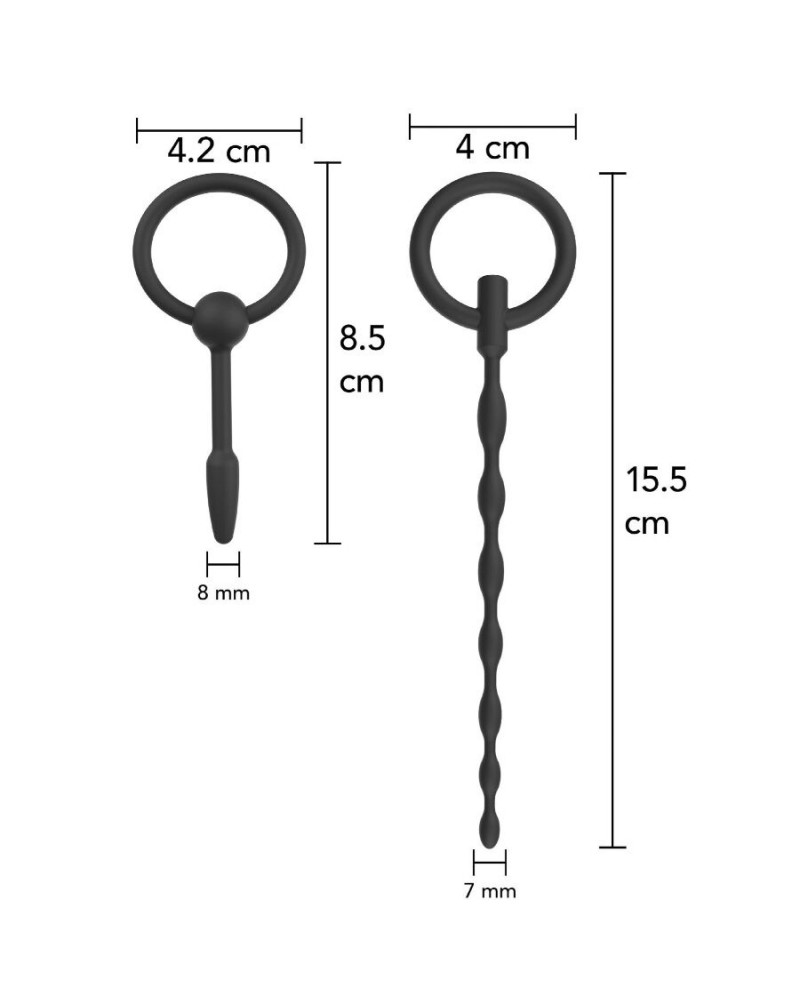 HIDDEN DESIRE - EXTREME STARTER SET DI PLUG URETRALI 2 UNITÀ