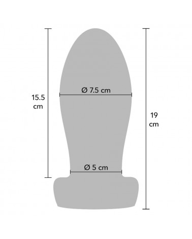 HIDDEN DESIRE - EXTREME HEAVY STRETCHER PLUG ANALE XL