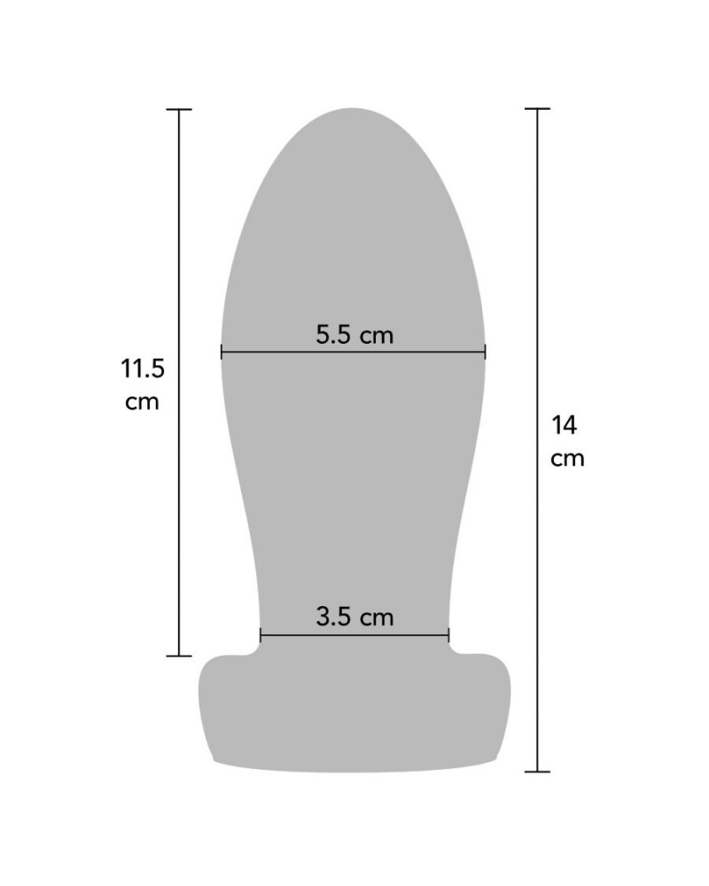 HIDDEN DESIRE - EXTREME HEAVY ANAL STRETCHER PLUG ANALE M