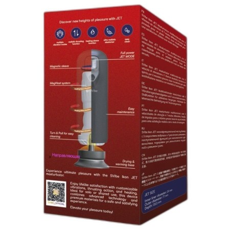 SNAIL VIBE - MASTURBATORE IKON JET RISCALDANTE E SPINTO