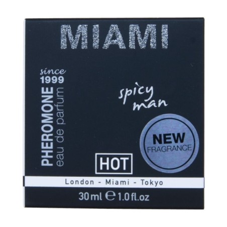 HOT - PROFUMO AI FEROMONI MIAMI SPICY MAN 30 ML