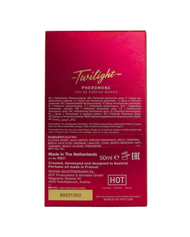 HOT - TWILIGHT PHEROMONE PARFUM DONNA 50 ML