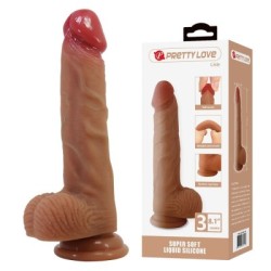 PRETTY LOVE - LISLE DILDO REALISTICO CON VENTOSA 20,6 CM -Ø- 4,2 CM