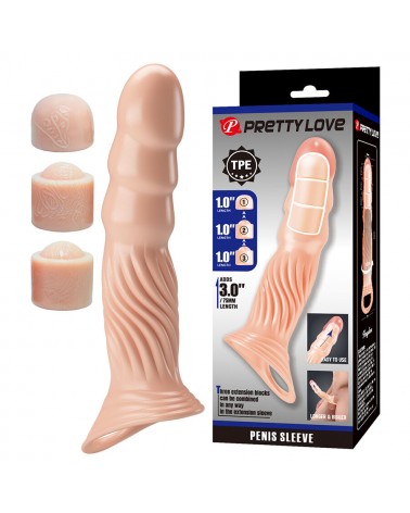 PRETTY LOVE - GUAINA PER PENE TESTURIZZATA CON ESTENSORI