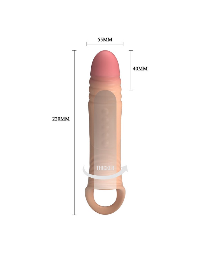 PRETTY LOVE - GUAINA PER PENE CON VIBRAZIONE INTEGRATA