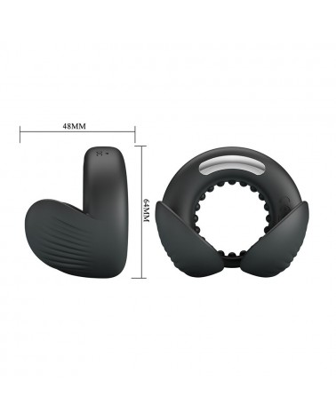 PRETTY LOVE - QUENTIN ANELLO PER PENE CON STIMOLATORE TESTICOLARE