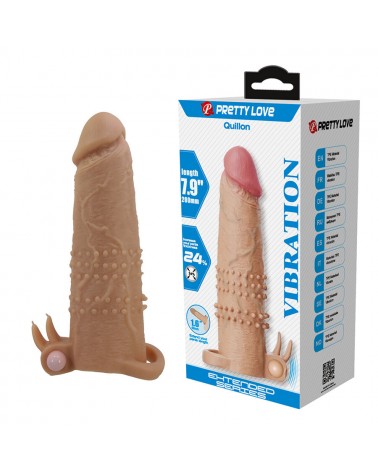 PRETTY LOVE - QUILLON GUAINA PER PENE CON STIMOLATORE CLITORIDEO E VIBRAZIONE