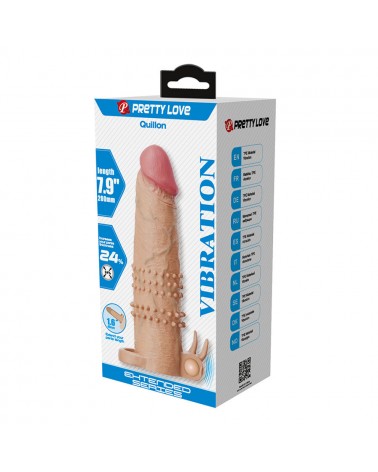PRETTY LOVE - QUILLON GUAINA PER PENE CON STIMOLATORE CLITORIDEO E VIBRAZIONE