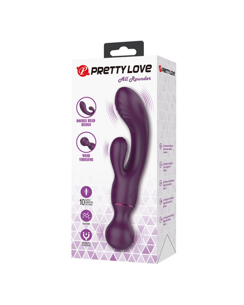 PRETTY LOVE - VIBRATORE PUNTO G VIOLA TUTTOFARE