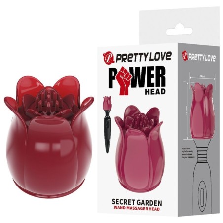 PRETTY LOVE - SECRET GARDEN TESTA DA MASSAGGIO ROSA