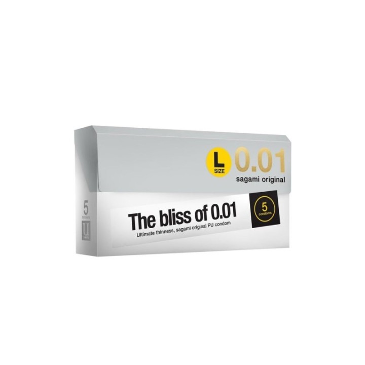 Sagami Original 0 01 L 5 pezzi