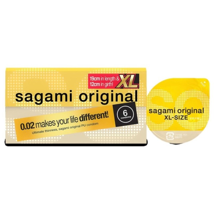 Sagami Original 0 02 XL 6 pezzi