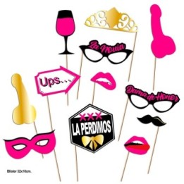 DIABLO PICANTE - SET FESTA PHOTOCALL MODELLO 2 - 12 UNITÀ