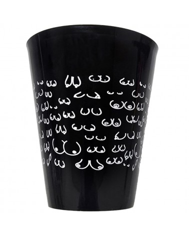 DIABLO PICANTE - TAZZA NERA 500 ML CON SENO BIANCO