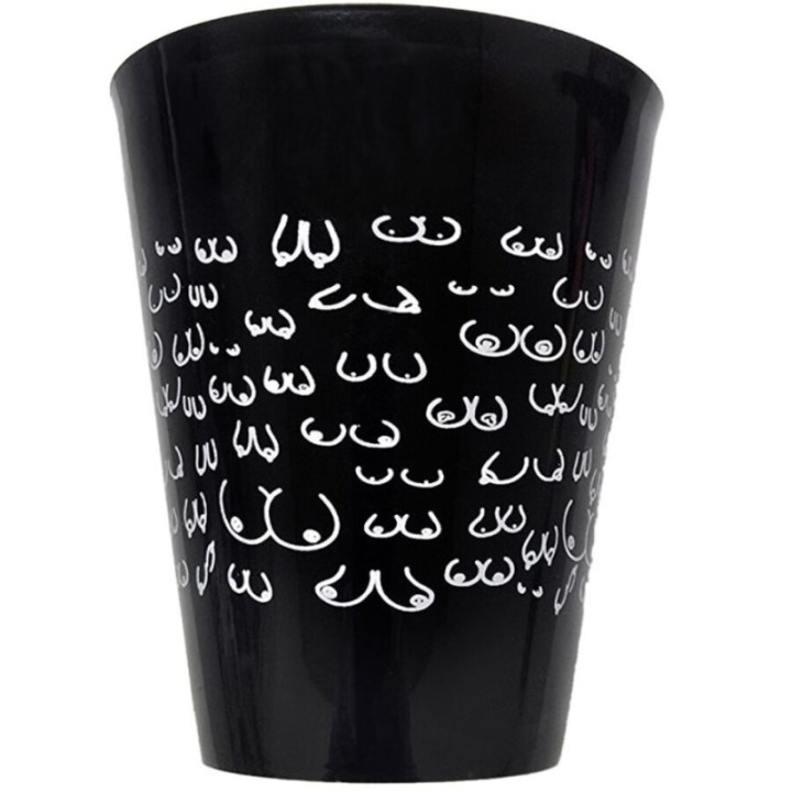 DIABLO PICANTE - TAZZA NERA 500 ML CON SENO BIANCO