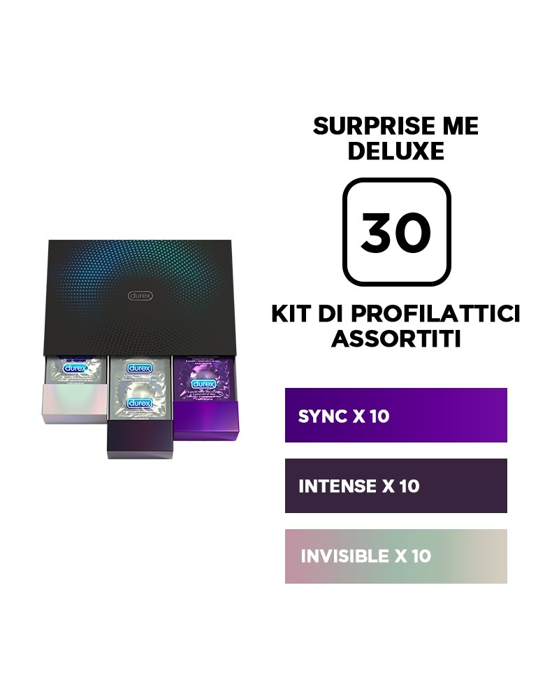 Durex PEI Surprise Me Deluxe - 30 pezzi