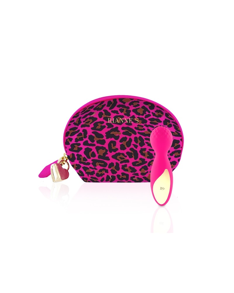 RIANNE S ESSENTIALS - LOVELY LEOPARD MINI WAND PINK