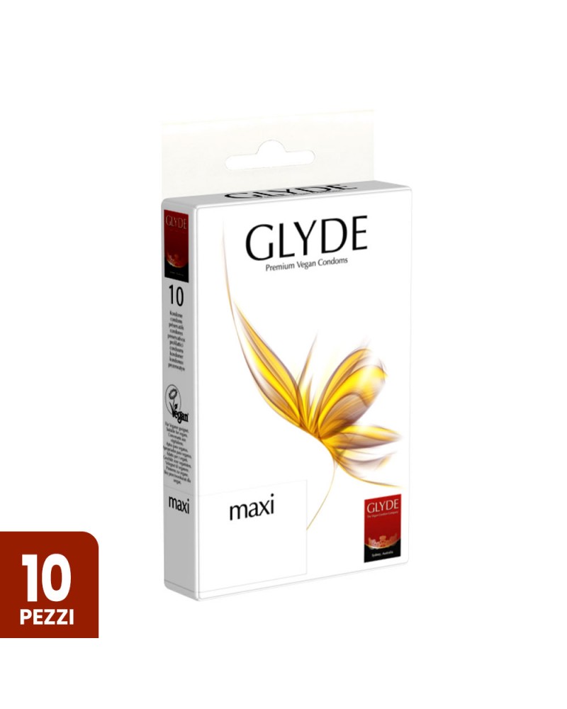 Glyde vegan maxi Preservativi Large Vegani Comodo it