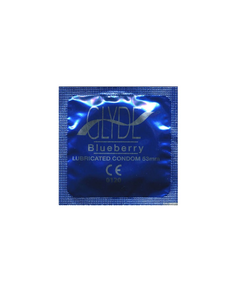 Glyde Blueberry preservativi aromatizzati al mirtillo | Comodo.it