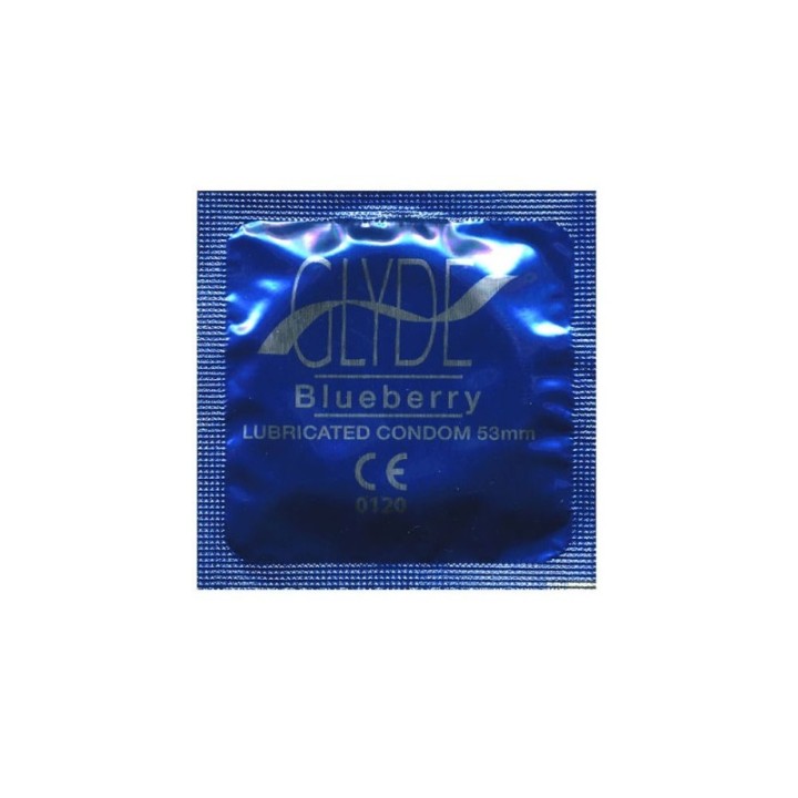 Glyde Blueberry preservativi aromatizzati al mirtillo | Comodo.it