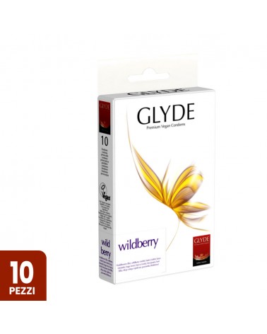 Glyde Wildberry al mirtillo: Preservativi vegan aromatizzati | Comodo.it