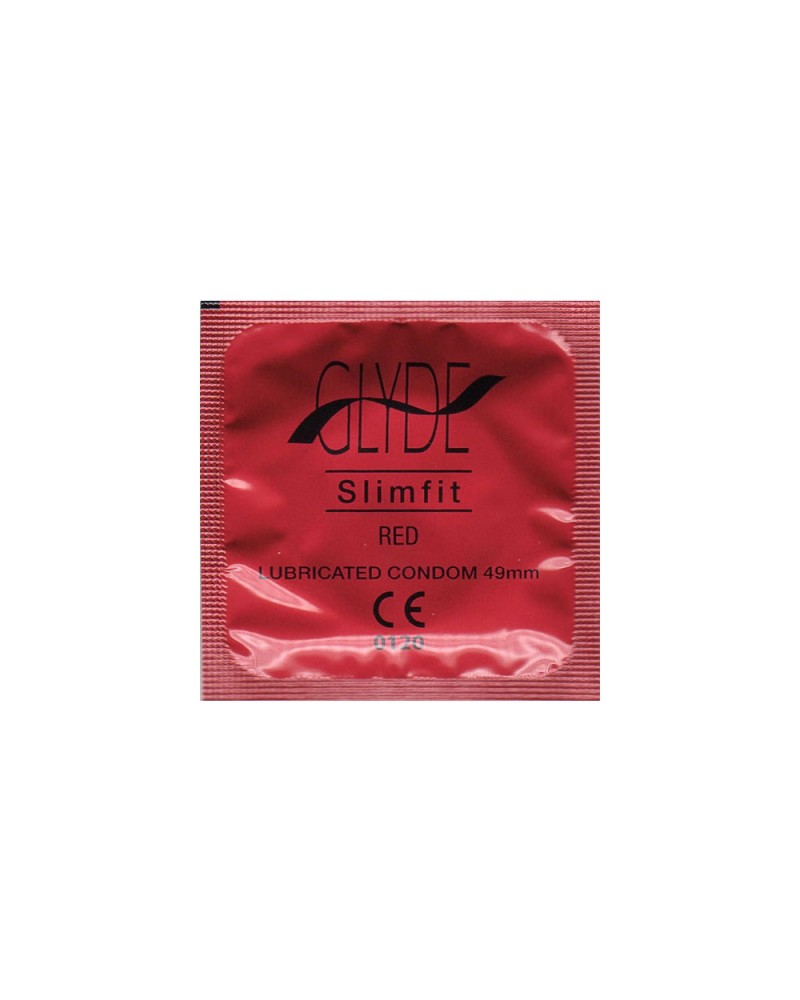 Preservativi colorati Glyde Slimfit Red, small | Comodo.it