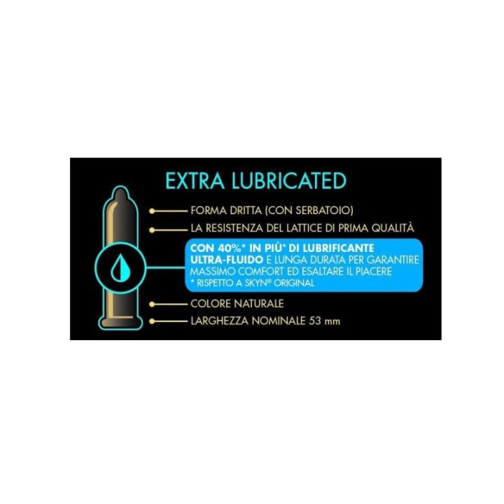 Skyn Extra Lubricated preservativi Lubrificati ed Anallergici Comodo it
