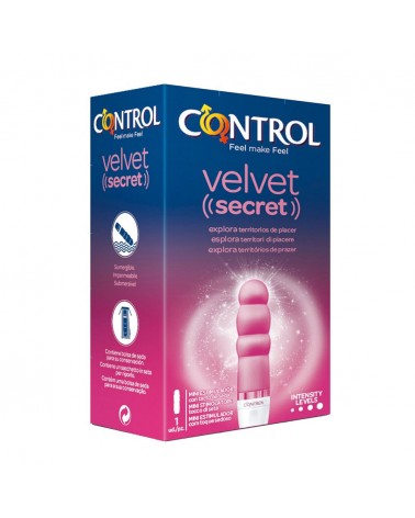 Control Velvet Secret mini vibratore per intensi momenti di piacere