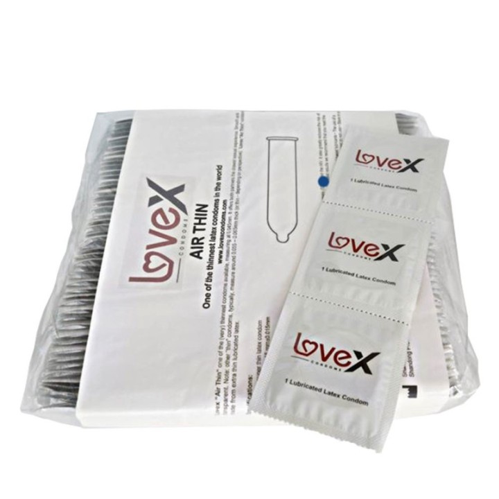 Lovex Condoms Air Thin preservativi ultra sottili 144 pezzi Comodo it