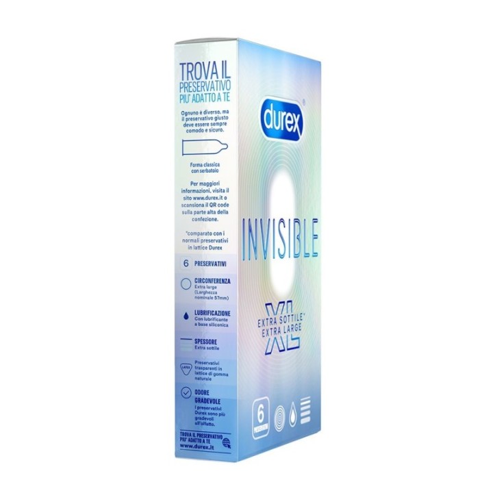 Durex Invisible XL: preservativi ultra sottili XL | Comodo.it