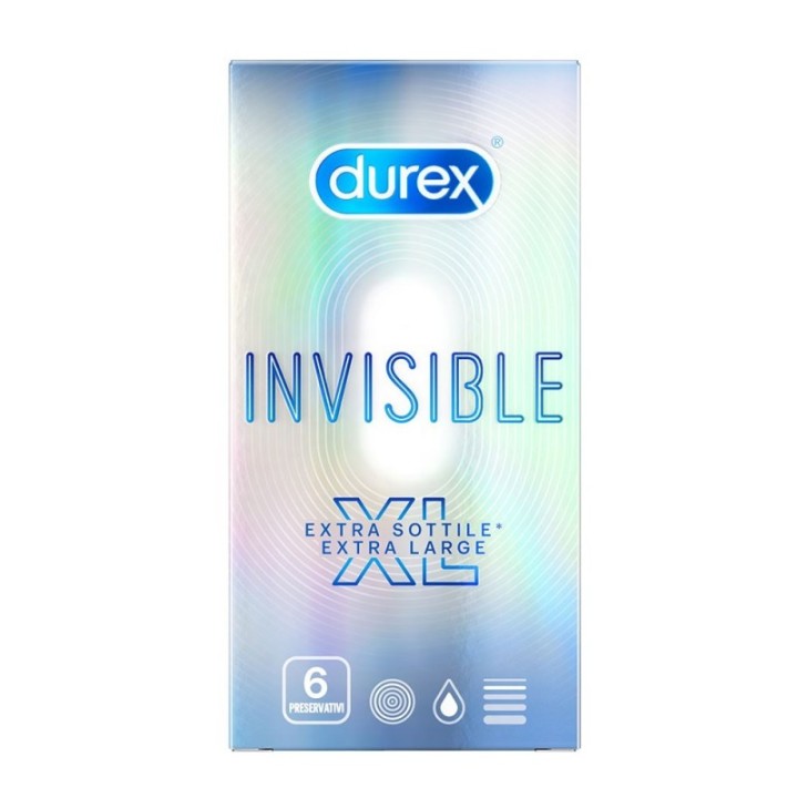 Durex Invisible XL: preservativi ultra sottili XL | Comodo.it