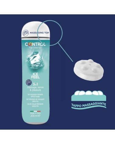 Control Gel Massage Ice Feel 3in1: lubrificante effetto freddo | Comodo.it