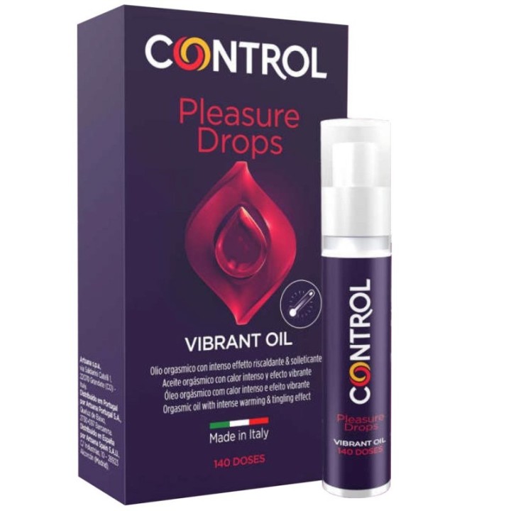 Control Pleasure Drops Vibrating Oil: olio stimolante | Comodo.it