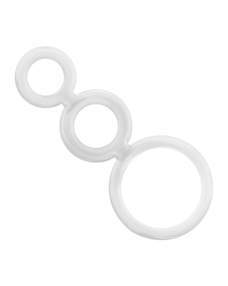 ADDICTED TOYS - SET ANELLI FALLICI TRASPARENTI