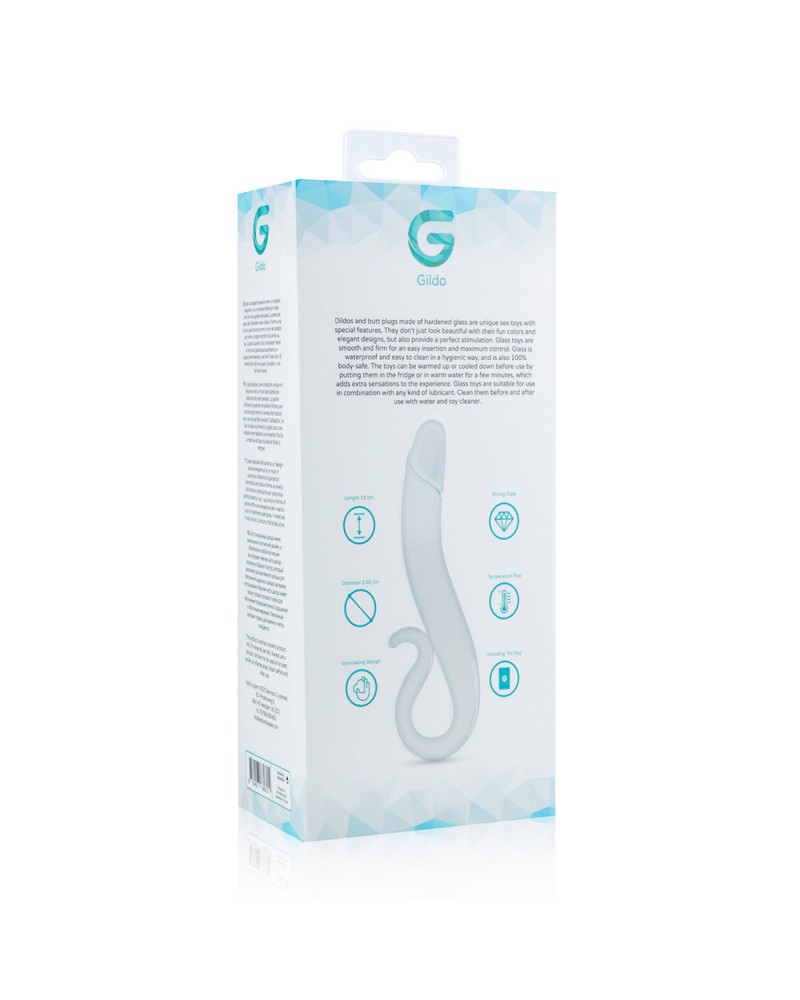 Dildo in vetro n 14 con manico | Comodo.it