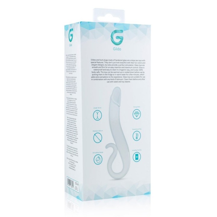 Dildo in vetro n 14 con manico | Comodo.it